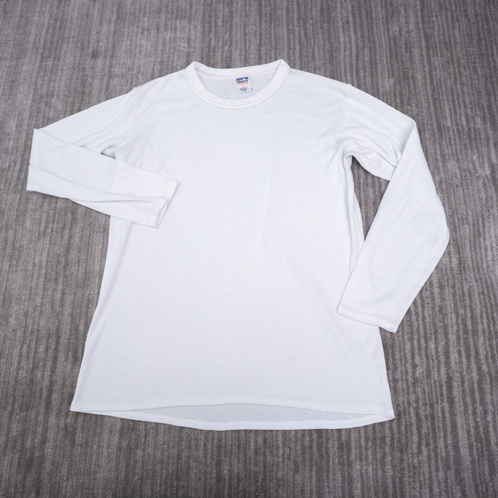 Patagonia Capilene Shirt Mens Large White USA Made Base Layer Top